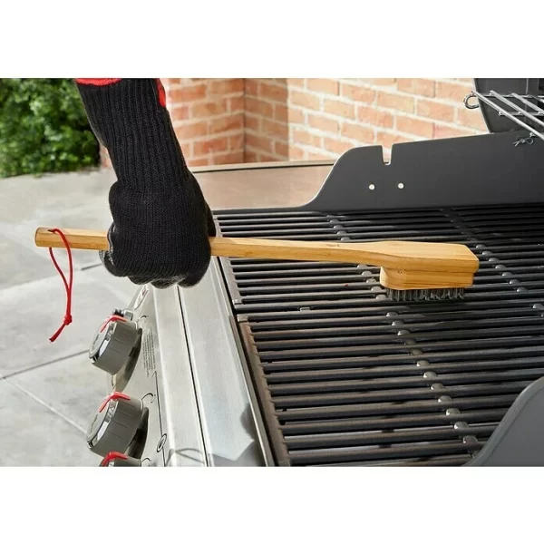 BAUHAUS Weber Grillbürste Länge: 44,4 Cm, Bambus 4
