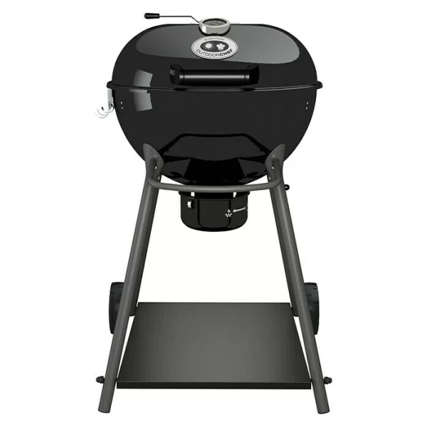 BAUHAUS Outdoorchef Urban Line Holzkohlegrill Kensington 570 C Schwarz, Hauptgrillfläche: Ø 54 Cm 1