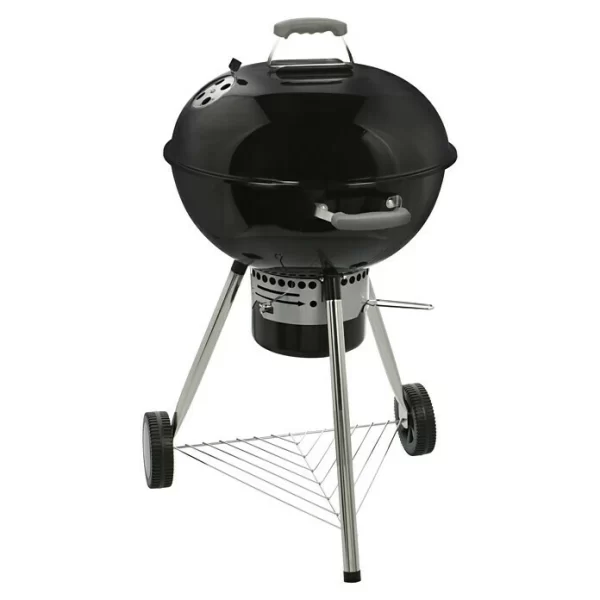 BAUHAUS Kingstone Kugelgrill Bullet 57 Schwarz, Hauptgrillfläche: Ø 57 Cm 1