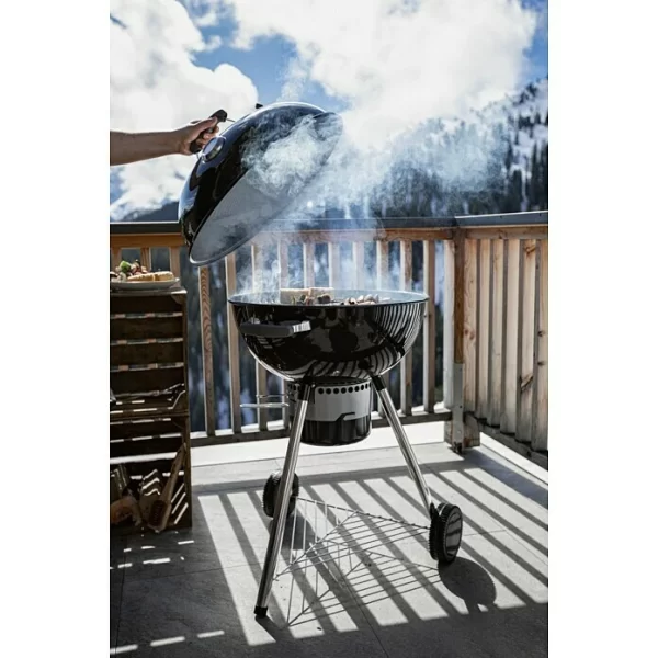 BAUHAUS Kingstone Kugelgrill Bullet 57 Schwarz, Hauptgrillfläche: Ø 57 Cm 7